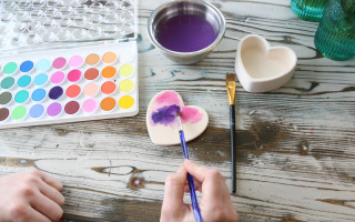 Ceramic Heart Box Craft